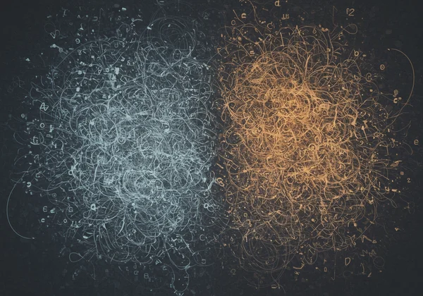 Overlapping thoughts represent ADHD and anxiety confusion