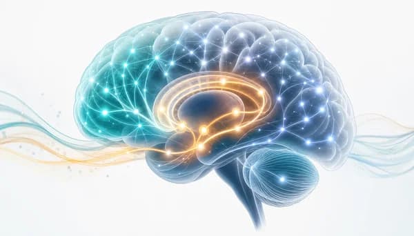 ADHD brain network illustration